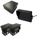 TS-Forklift 2 kamery Na ładowarki, maszyny budowlane i duże maszyny