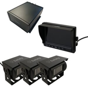 TS-Forklift 3 kamery Na ładowarki, maszyny budowlane i duże maszyny