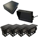 TS-Forklift 4 kamery Na ładowarki, maszyny budowlane i duże maszyny